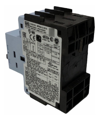 Disjuntor Motor 40a Weg Mpw40-3-u016 Faixa Ajustavel 10-16a