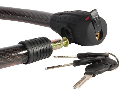 Cable Candado Flexible Con Llaves (1 Mt)