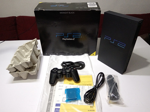 Playstation 2 Midnight Black Nueva 