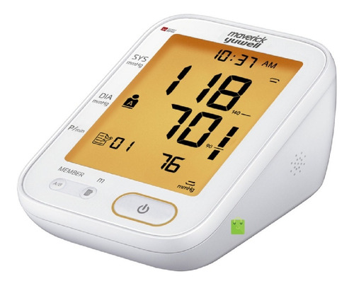 Tensiometro Maverick Yuwell Ye680b Digital De Brazo 99 Mem. Color Blanco