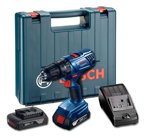 Taladro Atornillador Inalambrico Bosch Percutor Gsb 180-li Color Azul Frecuencia 0