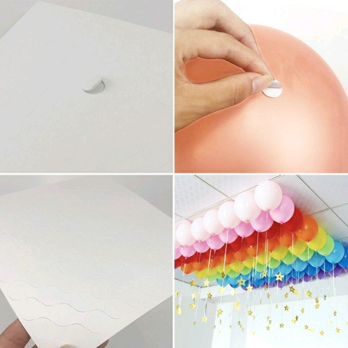 Imagen 5 de 5 de Pegamento Para Fijar Globos, Rollo 100 Gotas.