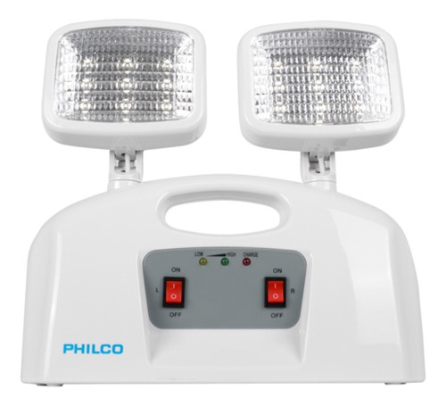 Lampara De Emergencia Led  2 Focos Philco Certificado Sec