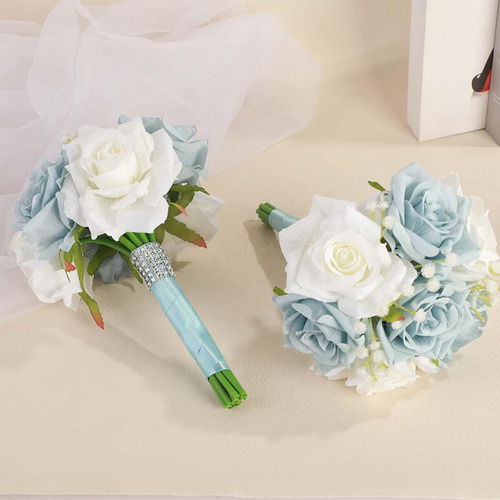 Artificial De Bouquet De Boda, Accesorios Ancho De 18 Cm