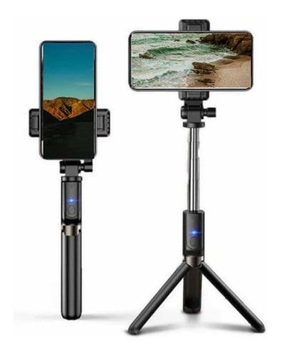Bastão pau selfie tripe luz led bluetooth retratil celular Inboxmobile Acessorios