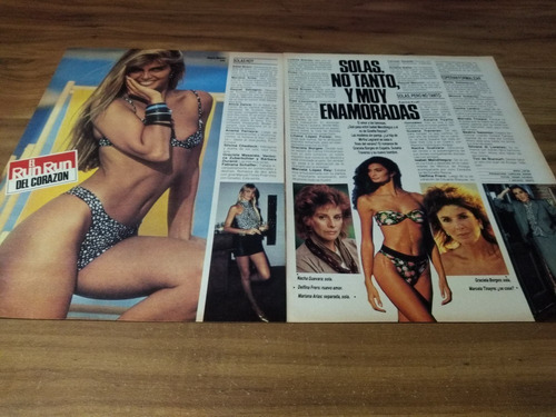 (p324) Raquel Mancini * Clippings Revista 2 Pgs * 1987