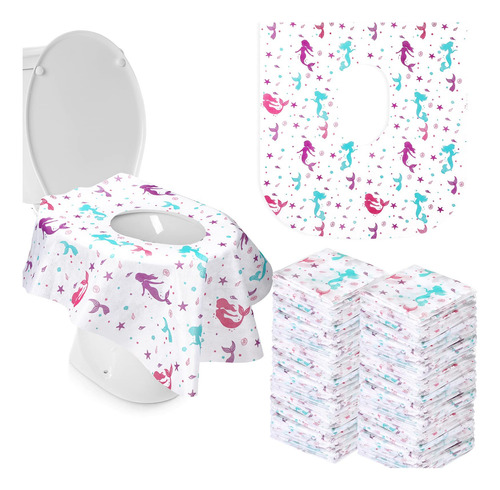 Fundas De Asiento De Inodoro Kosiz Modelo Sirena Extra Grand Color Nombre Del Diseño