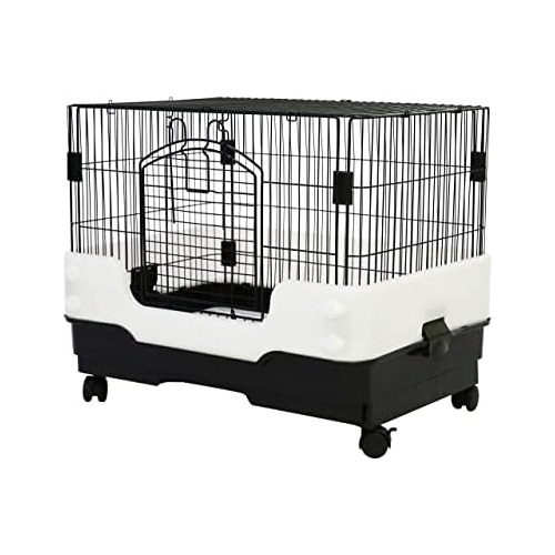 26  Rabbit Cage Carry With Pull Out Tray And Caster Siz...