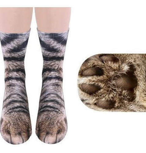 Calcetines De Pata De Animal, Divertidos Calcetines De-2pcs