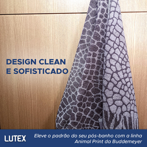 Toalha Rosto Buddemeyer Animal Print 100% Algodão Fio Tinto Cor Crocodilo 42702