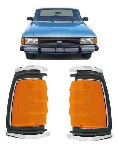 Juego X2 Faro De Giro Delantero Ford Falcon 1983 En Adelante