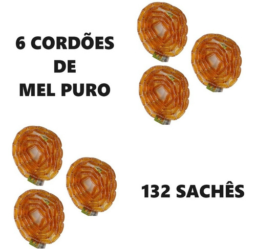 Kit Sachê Melzinho Colmeia Real - 132 Unidades De 3 Gramas