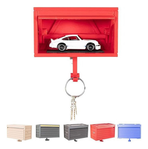 Llavero De Garaje Para Coche Con Puerta Que Se Abre, Diverti