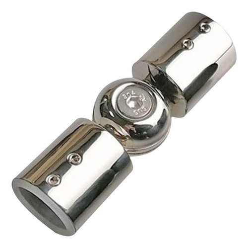 5 Conector De Esquina De Varilla Con Tornillos, 25mm Pulido