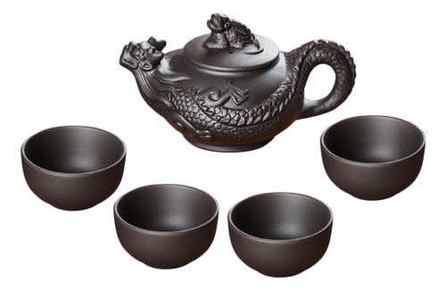 2 Juego De Té De Kung Fu Portátil Resistente Al Calor Para