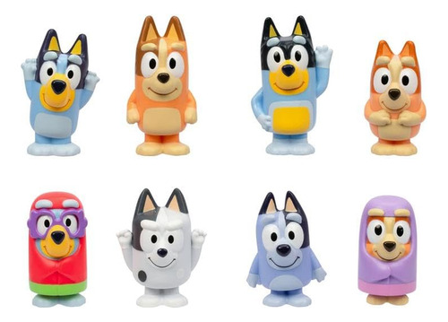 Mini Figura Bluey 2.54 Cm Figura Misteriosa
