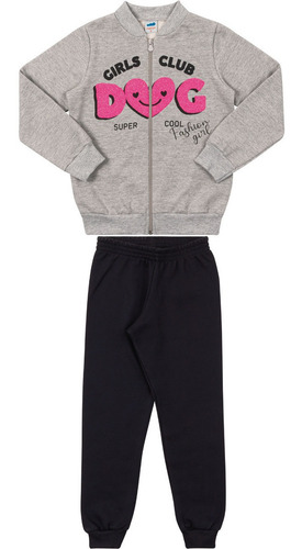 Conjunto Jaqueta Calça Moletom Felpado Marlan 24675 - 4 À 10