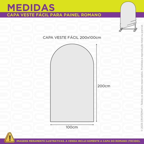 Capa Painel Romano Dupla Face Laranja/pink Liso 2x1m Veste Fácil Tecido Sublimado Decorativo Duas Cores