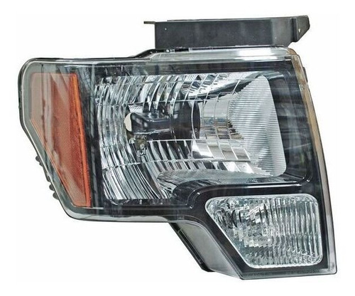 Faro Lobo F150 F250 2009 2010 2011 2014 Negro Copiloto Ald