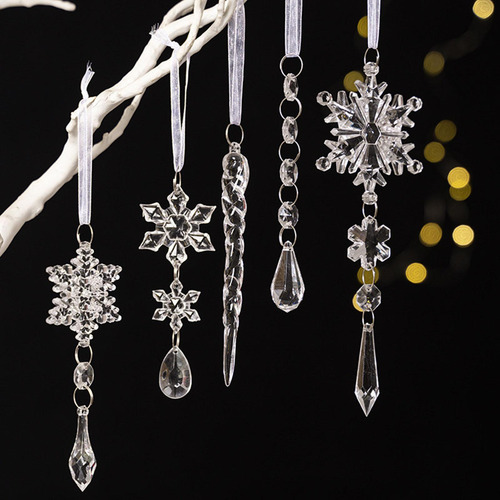 3 X 5 Piezas De Adornos De Copos De Nieve, Copos De Nieve,