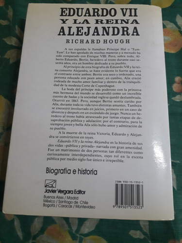 Eduardo Vii Y La Reina Alejandra R. Hough Usado (Usado)