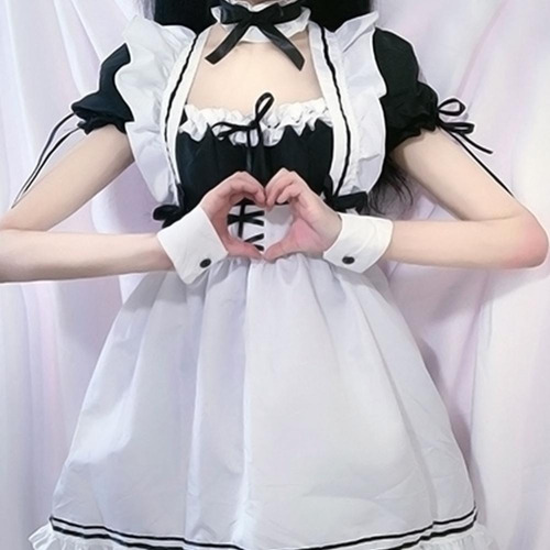 Disfraz De Sirvienta Para Mujer, Vestido Largo De Anime | Cuotas sin interés Disfraz De Sirvienta Para Mujer, Vestido Largo De Anime | Cuotas sin interés