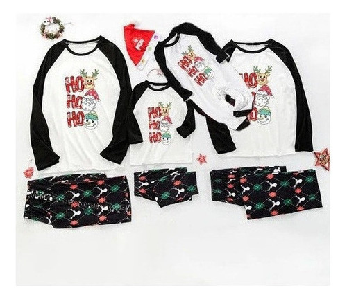 Conjunto De Pijama De Navidad Para Fiestas Toda La Familia M