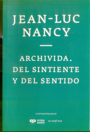 Archivida Del Sintiente Y Del Sentido- Nancy Jean Luc