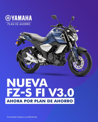 Yamaha Fz Fi 3.0 Gris Negro Azul 0km Plan De Ahorro De Titta