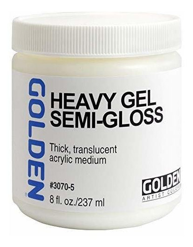 Dorado Acryl Med Heavy Gel De 8 Oz Semi-brillo