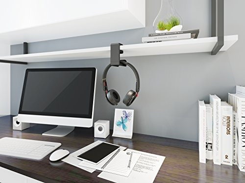 Imagen 2 de 7 de Soporte De Gancho Para Auriculares De Pc Para Videojuegos,