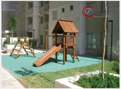 Apartamento Com 3 Dormitórios À Venda, 62 M² Por R$ 380.000,00 - Parque Cecap - Guarulhos/sp - Ap3339