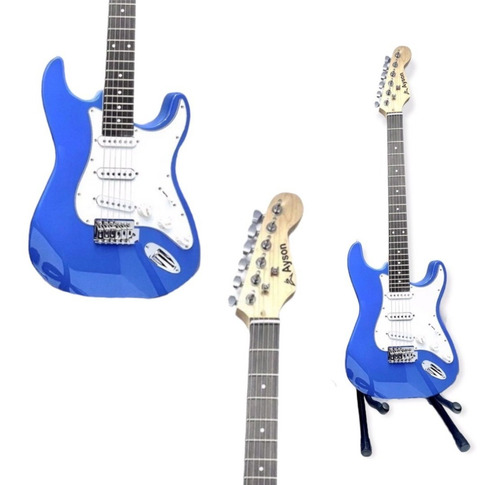 Guitarra Electrica Ayson Azul +envio Gratis