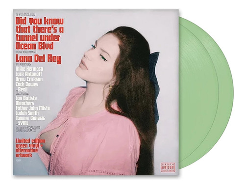 Lana Del Rey Did You Know That There Tunnel 2lp Vinilo Verde