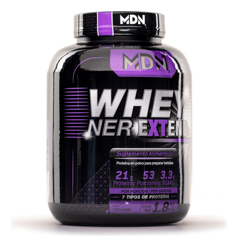 Proteína Whey Ner Extend MDN Sports 1.81 kg Sabor Chocolate