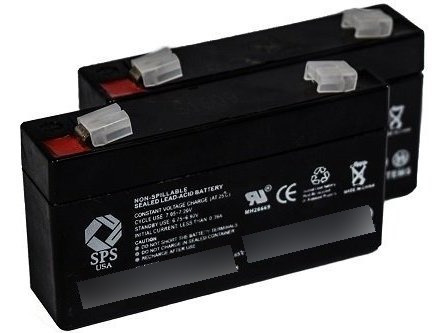 Sps Marca 6 V 1,3 Ah Bateria Repuesto Para Ajc Ajc-c1.3s 2