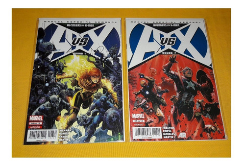 Avengers Vs X-men #4 Y 7 Numeros En Español Marvel Mexico (Usado)