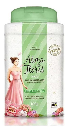 Kit 3 Talco Alma De Flores Finíssimas Essências Memphis 100g