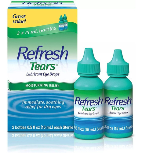 Refresh Tears Gotas Lubricantes Para Ojos Al 0.5%