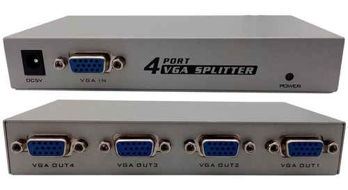 Splitter Vga Cuatro Puertos Importado.