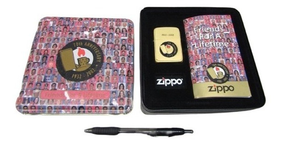 Zippo 70th Anniversary Friends For A Lifetime Lighter | MercadoLibre