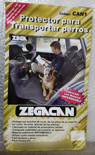 Protector Asientos De Carro P/transportar Perros Cod. E-26.