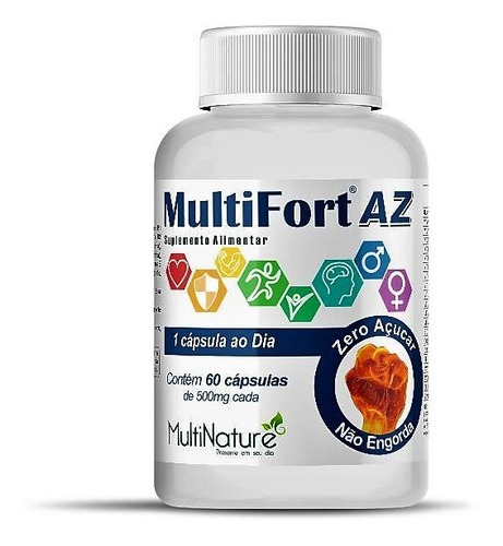 Vitamina Az 60 Capsulas Multifort - Energia E Saúde Natural