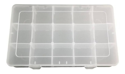 Caja 28cm Organizadora Separadores Ajustables Transparente 