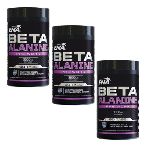 3 Beta Alanine Ena X60 Mayor Fuerza Menos Fatiga Resistencia