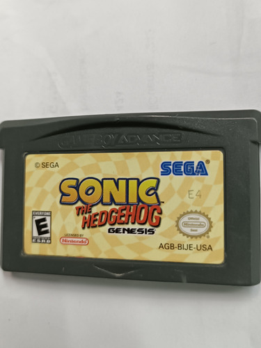 Sonic The Hedgehog Para Gba Original Físico 