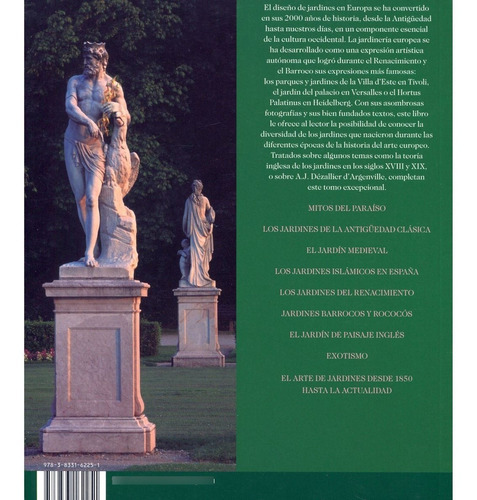 Grandes Jardines De Europa, De Hisako Sato. Editorial H.f. Ullmann En Español