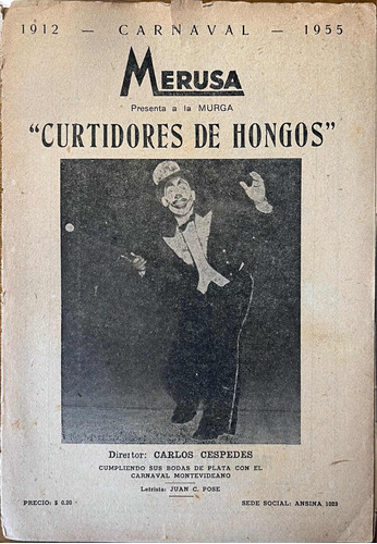 Repertorio De Murga Curtidores De Hongos - 1955 - Carnaval
