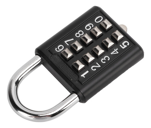 Senha Padlock Security Combinação De Botão De Pressão De 10