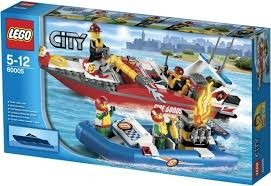 Lego City 60005 Bote De Bomberos Nuevo, Envío Gratis